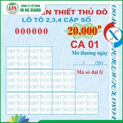 IN XỔ SỐ LÔ TÔ